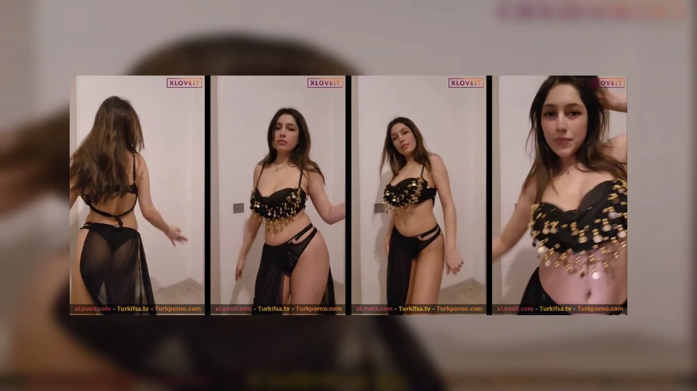Ünlü İfşa: Athelina Dansöz Kıyafetiyle Kıvırıyor